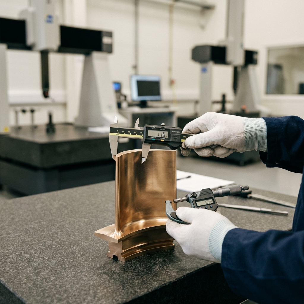 Controle de Qualidade em Peças de Bronze